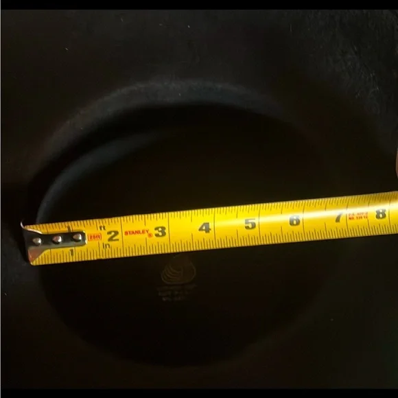 VINTAGE Black 100% Wool Hat With Removable Bow Oh-So-Stylish! - Picture 7 of 12